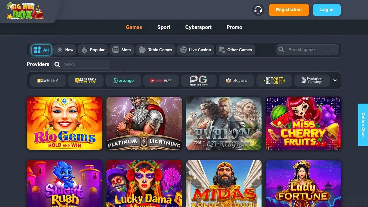 Bigwinbox Casino Casino